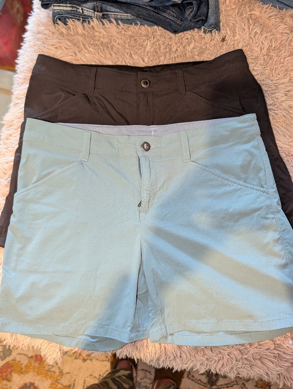 Patagonia Quandary 5", Women's 6, 3 Pair, Black, Blue & Green
